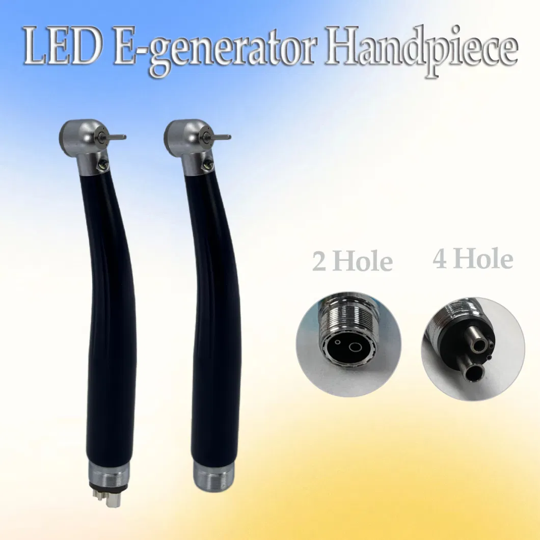 Colorful Low-Speed Handpiece Kit and LED Triple Water Spray High-Speed Air Turbine Dental Handpiece