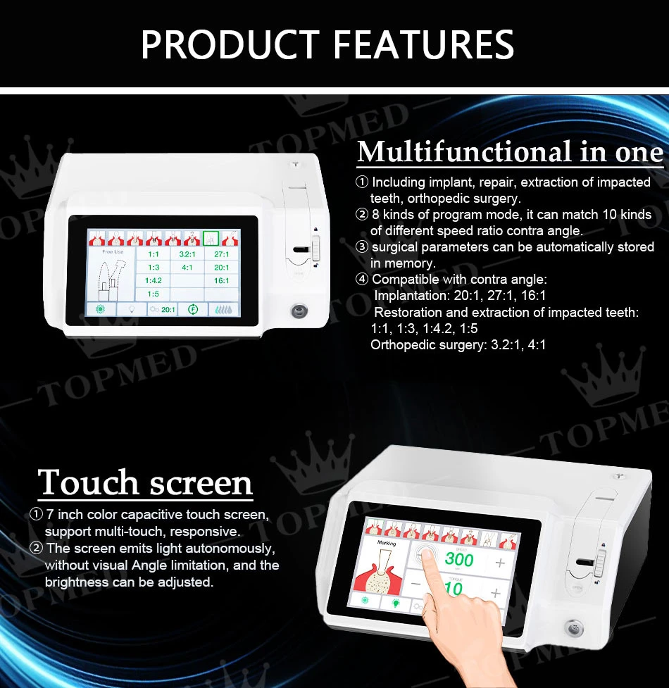 Fiber Optic Surgery Endodontic Treatment Enlarging Root Canal Implant Motor Dental Equipment