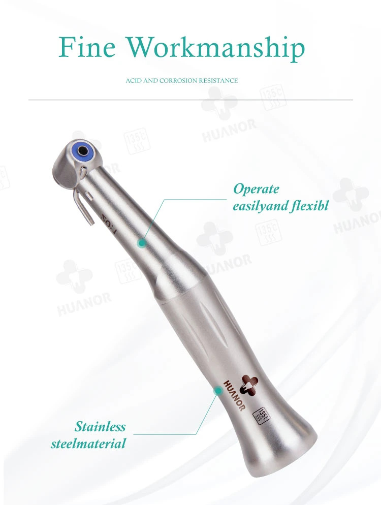 Dental Instrument Clinic Hospital Implant 20: 1 Contra Angle Low Speed Turbine Surgery Reduction Green Ring Handpiece