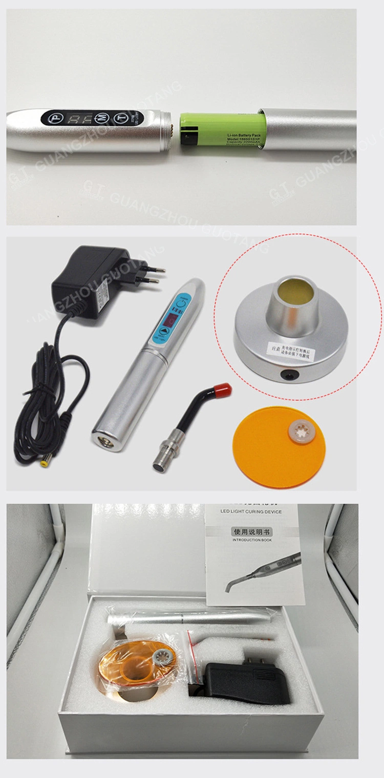 Orthodontic Rainbow Wireless Dental UV LED Curing Resin Light