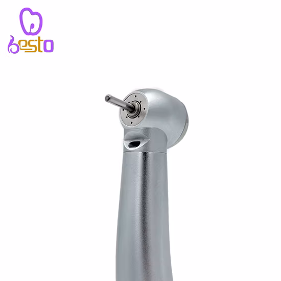 Turbina ad aria di tipo rapido per manipolo dentale ad alta velocità in fibra ottica a 6 fori con cuscinetti in ceramica