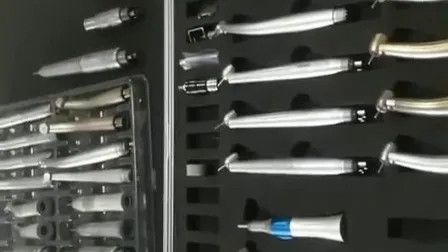 Kit manipolo dentale a bassa velocità Turbina ad aria con motore ad aria a contrangolo dritto